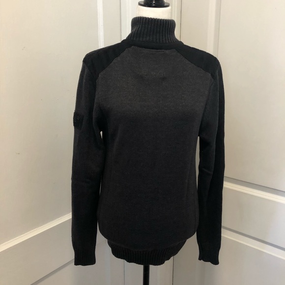 Guess men’s full zip knitted sweater cardigan size medium - Picture 4 of 6